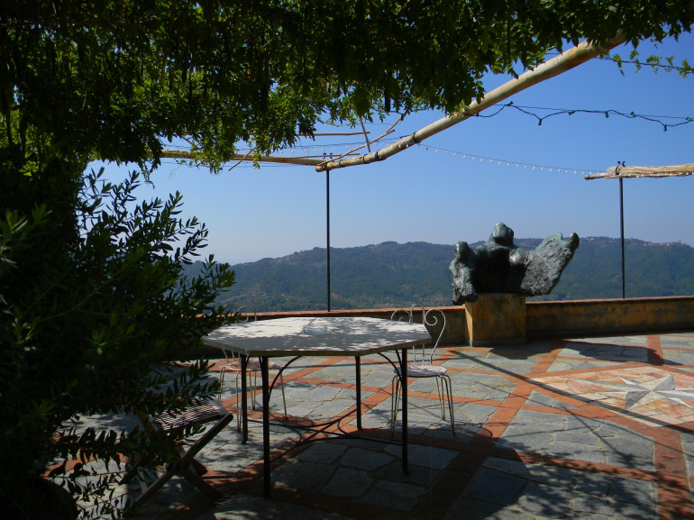 Terrace with amazing view of the landscape