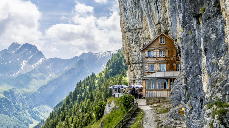 berggasthaus aescher green refuge in weissbad appenzell innerrhoden ch