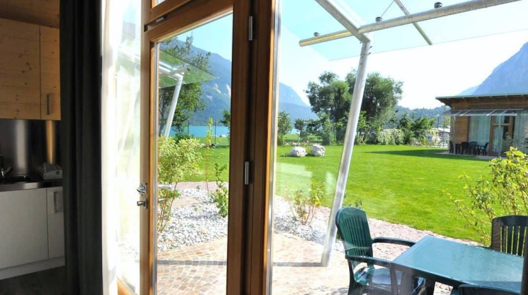 Get Wallpaper Camping Spiaggia Green Camping In Molveno Trentino Trentino Desktop Wallpaper